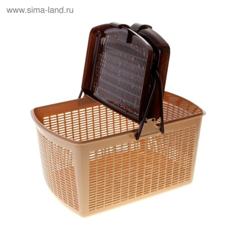 Basket 47x36x27.5 cm, brown-1