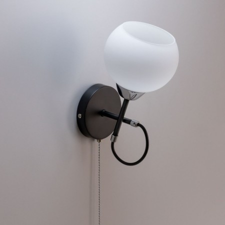 Sconces Citilux "Stephen" CL141411, 12x25.5 cm, 1x75W, e27, black color-12