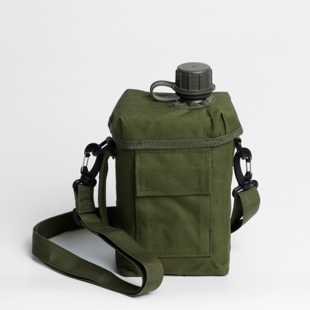 Tourist Flood "Adventure" 2 l, with a case, olive