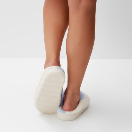 Women's slippers, size 36-37, pink. blue-10