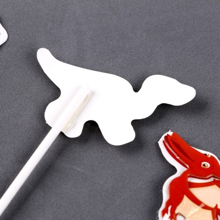 A set for decorating the cake "Dinosaurus", in a set of 5 pcs.-2