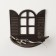 Souvenir cast iron stand "Bird near the window" 18x11x15 cm