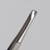 Direct, narrow tweezers, 9 cm, on a blister, silver color, B-157-S