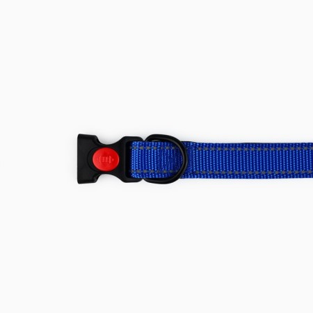Nylon collar with fastex 2.5 cm, b blue-6
