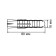 Steelrex dowel, type T, spacer, polypropylene, 16x80 mm, 150 pcs