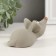 Souvenir ceramics "Gray mouse with red nose" 5.5x10x5.5 cm