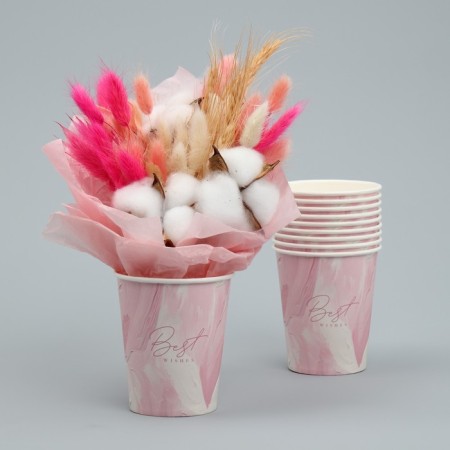 A glass for flowers "Texture", 250 ml-3