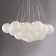 Suspended lamp Fiesta, 6xe14, color chrome