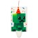 Candle in the cake "Happy Birthday!", Minecraft. 4.5x8.4 cm