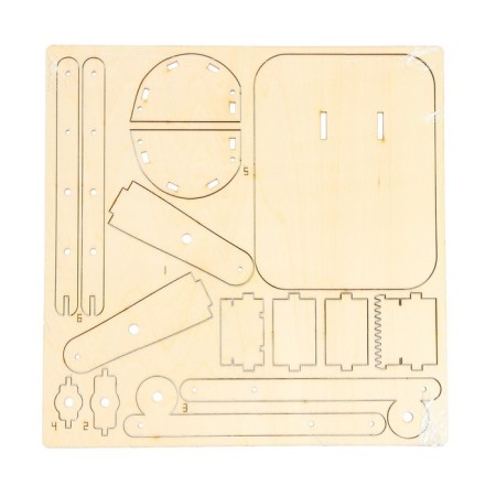 Set for experiments "excavator", 40 elements, in the package-4