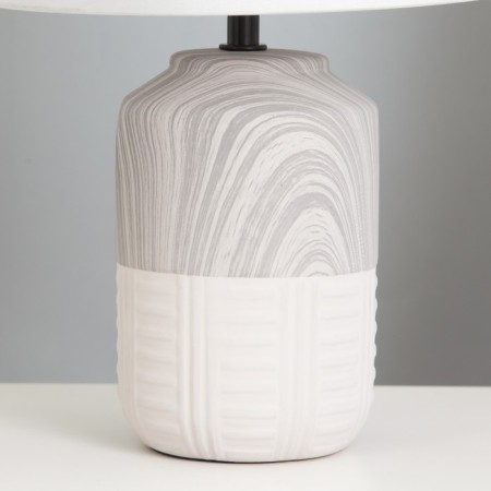 Liana table lamp E14 40W gray 22x22x35cm Risalux-3