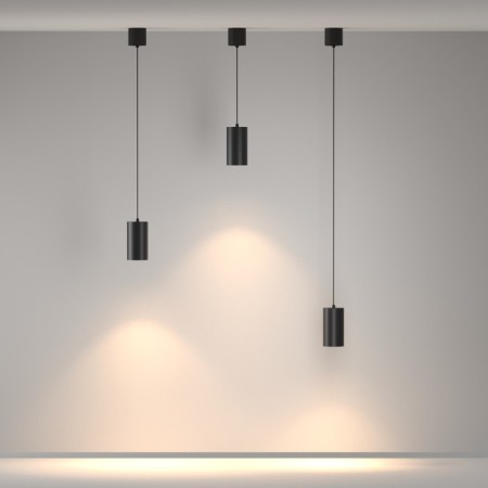 Technical P100PL-20W3K-B Vol, 75x75x135 mm, 20W, 1600lm, 3000k, 3000K, black color, black.-5