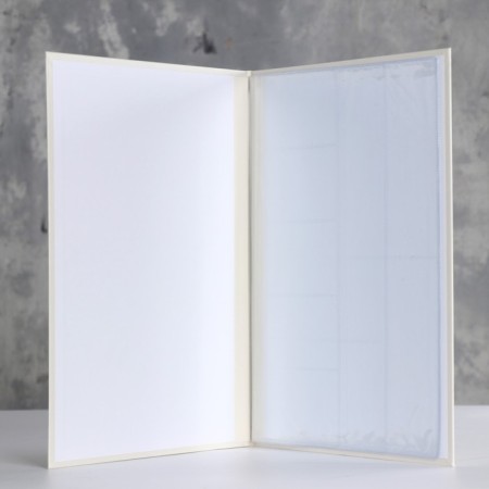 Address folder "Family" Bumvinyl, White-1