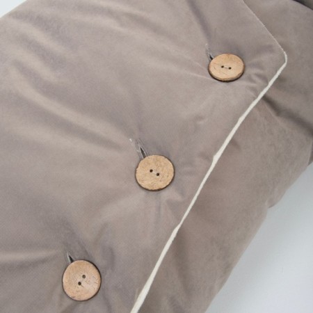 Set for discharge Winter Kinderlitto Velvet, 5 items, height 56-62 cm, gray-beige color-9
