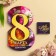 Milk chocolate in the postcard "Love and Happiness", 5 g.