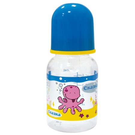 A bottle for feeding "Underwater World", 125 ml, mix-2