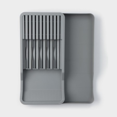 Magistro Harm kitchen tray, 42.5 × 20.5 × 5.2 cm, sliding, gray color-2