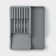 Magistro Harm kitchen tray, 42.5 × 20.5 × 5.2 cm, sliding, gray color