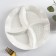 Menzhitsa ceramic 4 cells "Airiousness", 24 × 3.5 cm, white color