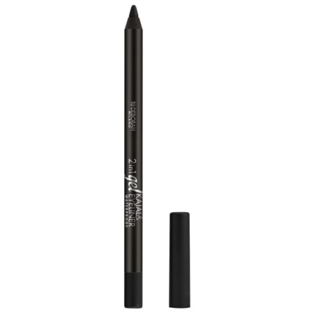 Eye pencil Gel Deborah 2v1 Gel Kajal & Eyeliner Pencil, tone 01 black, 1.4 g