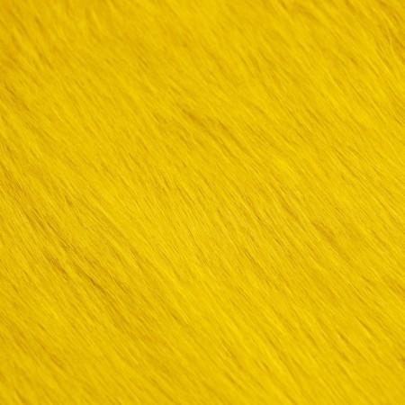 Flap with a knitted -based fur, 50 × 50 cm, honey color-1