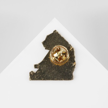 Panda "graphic animals" icon, black and white color in gold-3