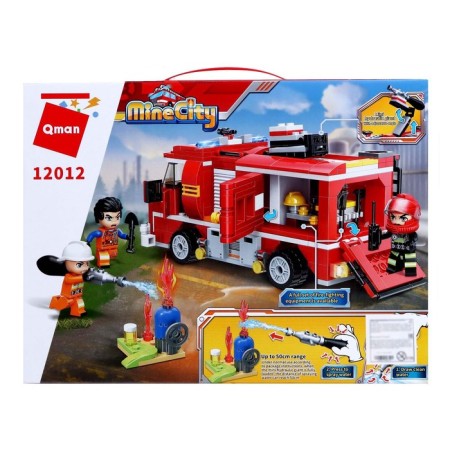 Designer Firefighters "Fire Machine", shoots with water, 3 minifigurs and 370 parts-1