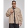 Jeaning jacket men's, size 54, beige color