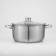 Grette stainless steel pan, 4.2 l, d = 22 cm, with a lid, the capsule, induction
