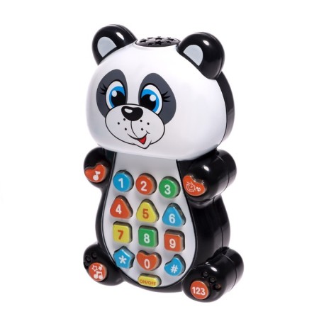 Musical training toy "Panda", with a projector, works from batteries-1