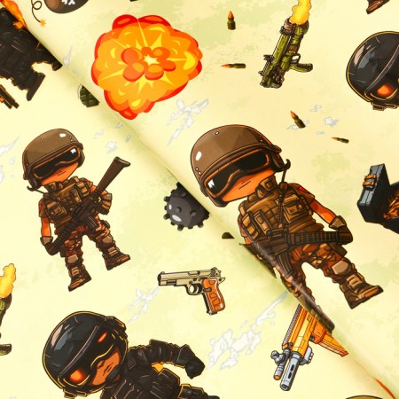Package Paper, glossy "soldier" 70 x 100 cm-1