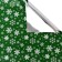 Packaging film for gifts, metallized, 35 mkm "Snowflakes", 50x70cm