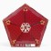 Gift set New Year's “Miracles Time”: Green Tea, Black Tea, peglasses in glaze, sweets, cream - honey
