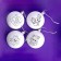 New Year's set for creativity. Christmas balls for coloring "Happy New Year", paints, 4 pcs