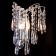 Sconces Citilux "Selena" CL302320, 26x30 cm, 2x40W, E14, color gray color