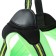 Super-furry harness with reflective firmware, girth 48-54 cm, green