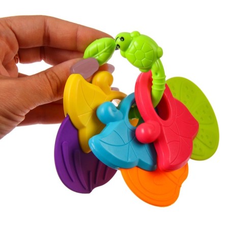 Rubser - rattle "Fruit on the ring", with elastic details, Kroshka I-2