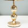 Tilde table lamp 1x40W E27 220V gold 25x25x44 cm Risalux