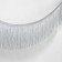 Decorative braid "Furrm", 10 cm, 5 ± 0.5 m, silver color