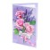 Birthday card!" roses, lilac background