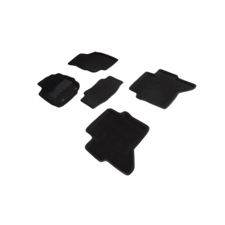 Pile rug for Toyota Hilux, 2012-2015, black