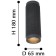 Kinescope lamp, 5W GU10 LED, black color