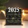 New Year's calendar "needles 2025" 12x11.5 cm (New Year's set 2 parts)