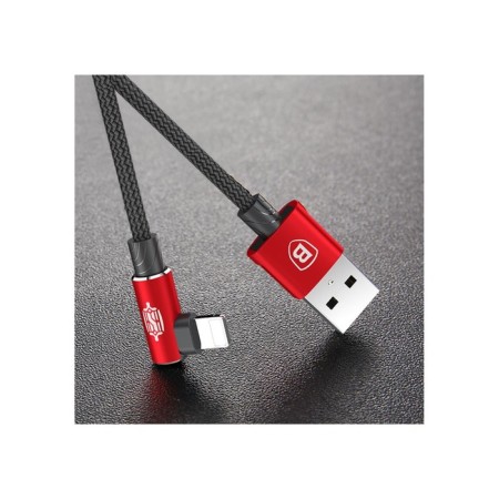 Baseus cable, MVP Elbow Type, Lightning - USB, 2 A, 1 m, corner, red-7
