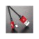 Baseus cable, MVP Elbow Type, Lightning - USB, 2 A, 1 m, corner, red