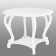 Coffee coffee table, 710x710x590, dairy oak