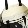 Bag Schoper without fastening, from textiles, beige color