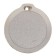 Prize medal 021, D = 4 cm. 2 place. Color: Silver. Without a tape