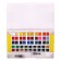 Watercolor paints, + 2 pieces of brushes, in a plastic box, 48 colors