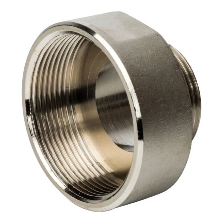 Adapter Stout SFT-0008-002114, 2 "x 1 1/4", internal/outer thread, nickel. brass-2